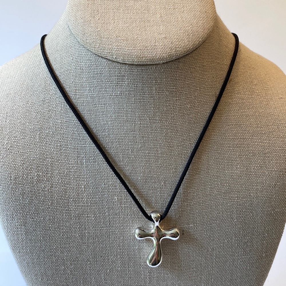 Tiffany & Co. Elsa Peretti Sterling Silver Cross Pendant